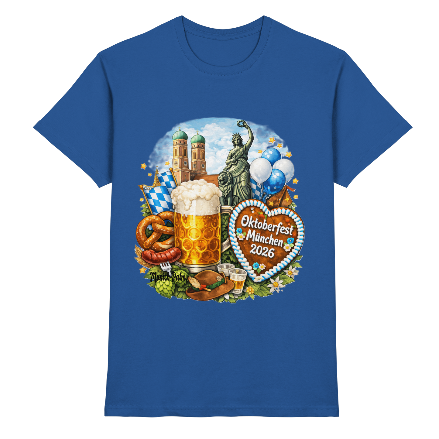 Offizielles Oktoberfest 2026 T-Shirt | Lizenziert & Designt in München - Premium Shirt