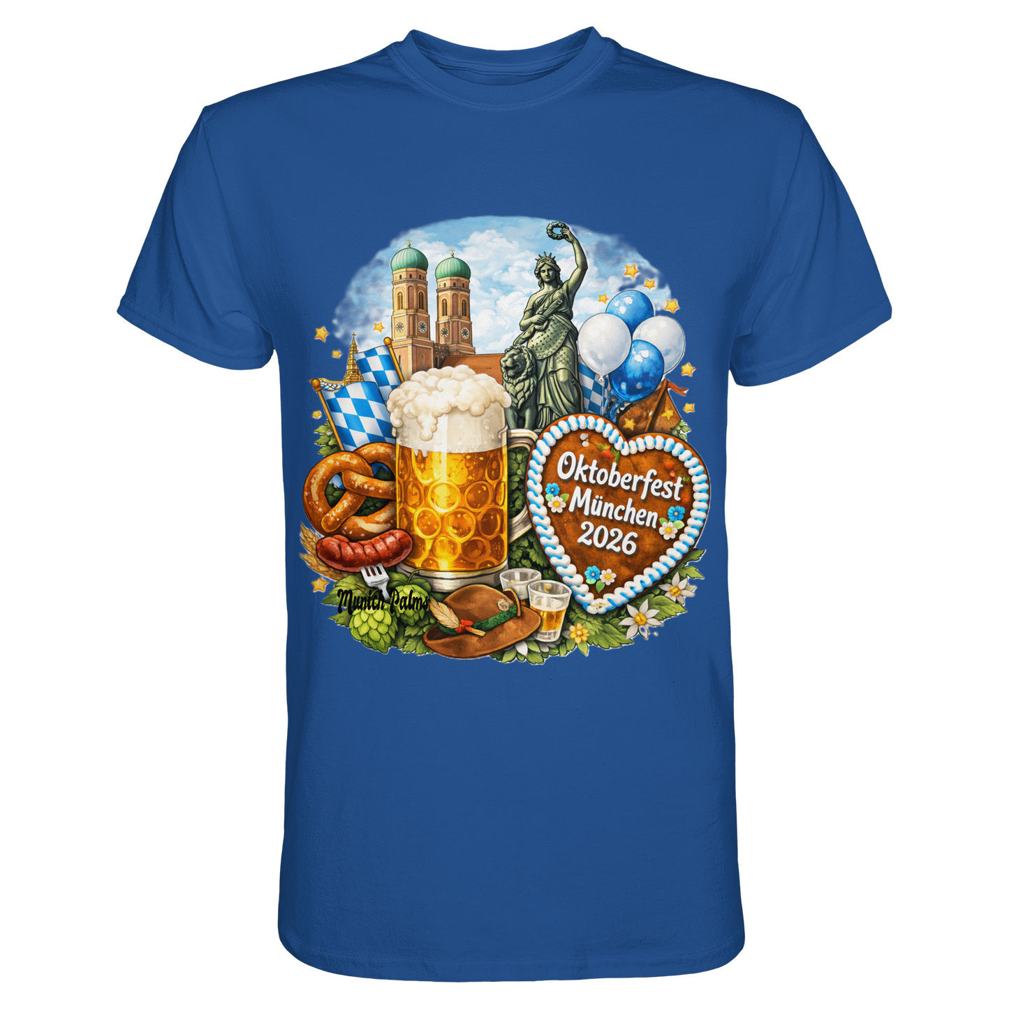 Offizielles Oktoberfest 2026 T-Shirt | Lizenziert & Designt in München - Premium Shirt