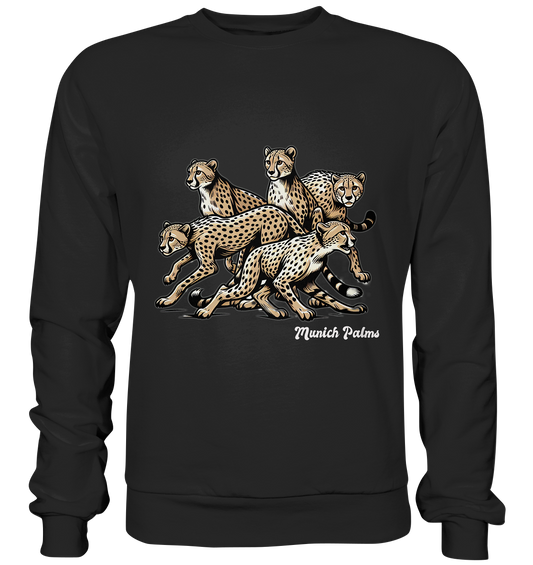 Geparden Rudel   Design by Munich Palms  - Premium Sweatshirt