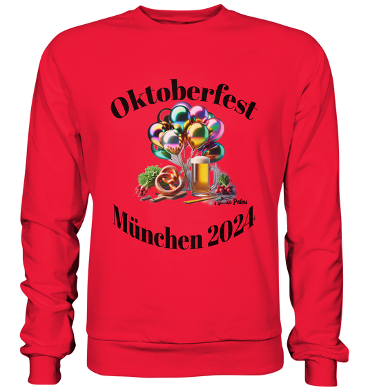 Luftballons Maßkrüge ,Brezn, Radi - Oktoberfest München 2024 - lizensiert Design Munich Palms    Kopie - Premium Sweatshirt