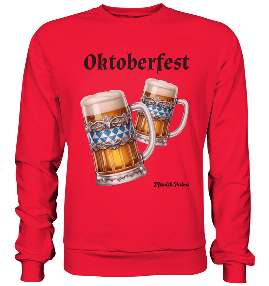 Oktoberfest Maßkrüge mit  bayrischer Raute Design by Munich Palms - Premium Sweatshirt