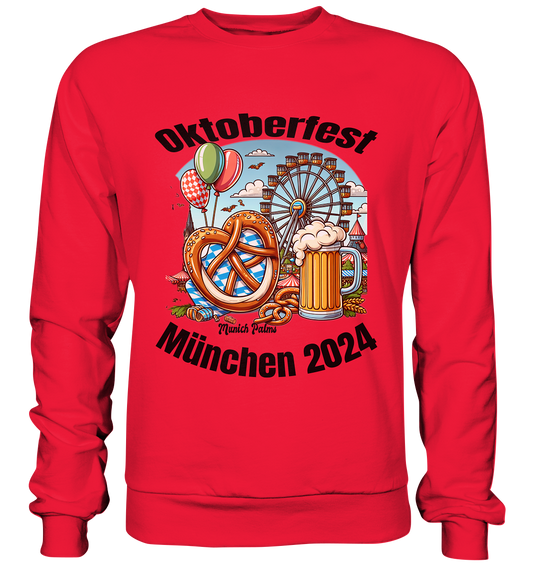 Oktoberfest  München 2024 lizensiert ,  Design Munich Palms  - Premium Sweatshirt