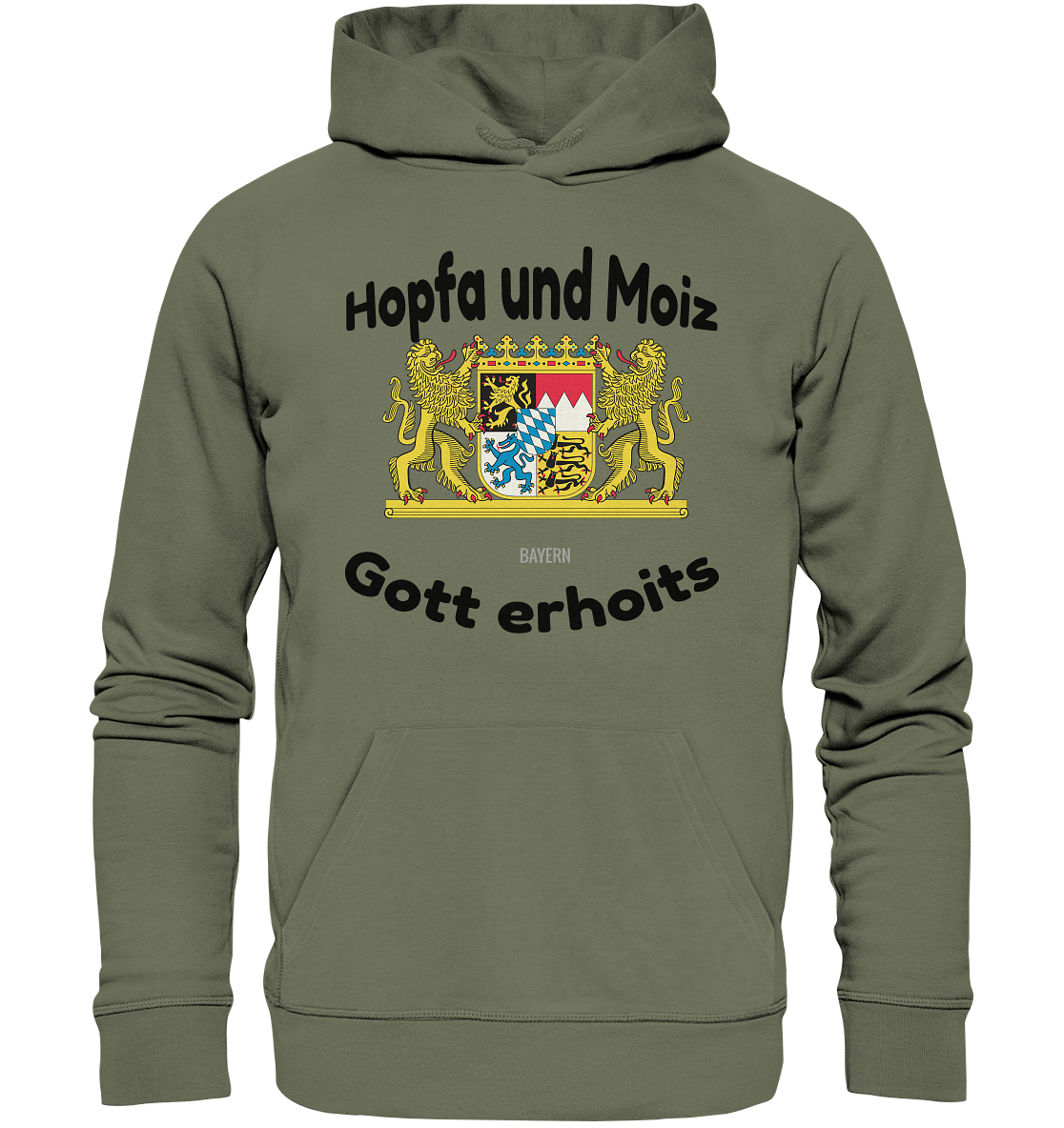 Hopfa and Moiz God erhoits - Premium Unisex Hoodie