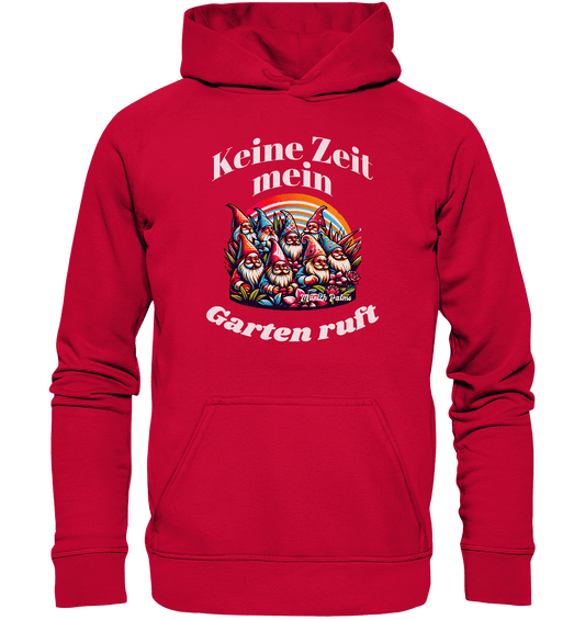 Gartenzwerge - Keine Zeit mein Garten ruft Design Munich Palms - Basic Unisex Hoodie - Online Kaufhaus München