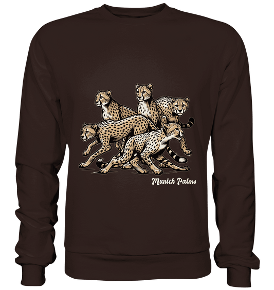 Geparden Rudel Design by Munich Palms - Basic Sweatshirt - Online Kaufhaus München