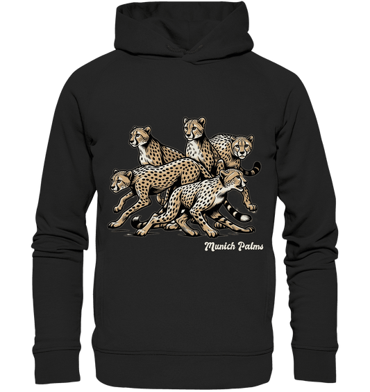 Geparden Rudel Design by Munich Palms - Organic Fashion Hoodie - Online Kaufhaus München