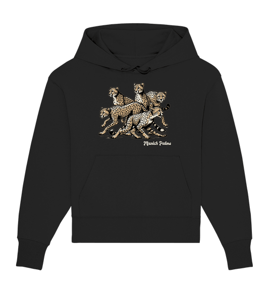 Geparden Rudel Design by Munich Palms - Organic Oversize Hoodie - Online Kaufhaus München