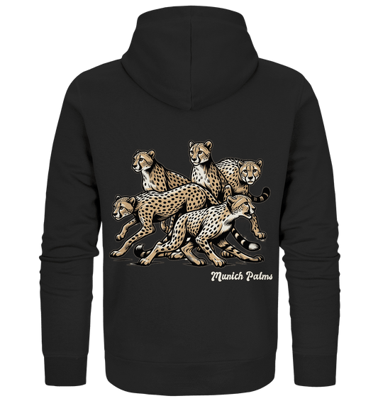 Geparden Rudel Design by Munich Palms - Organic Zipper - Online Kaufhaus München