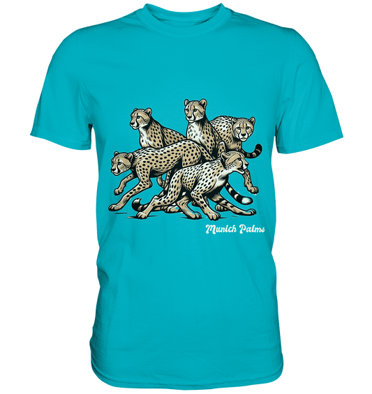 Geparden Rudel Design by Munich Palms - Premium Shirt - Online Kaufhaus München