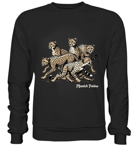 Geparden Rudel Design by Munich Palms - Premium Sweatshirt - Online Kaufhaus München