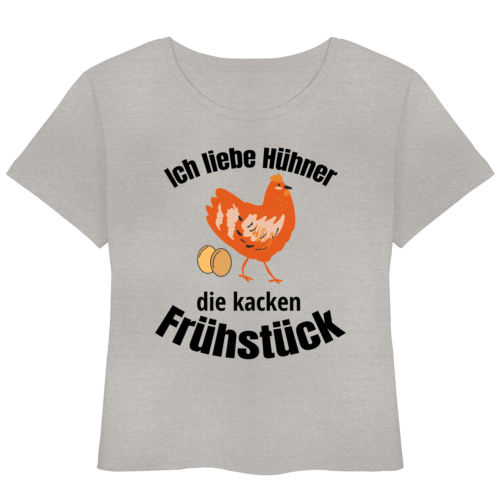Ich liebe Hühner die kacken Frühstück - Womens Organic Lightweight T-Shirt - Online Kaufhaus München