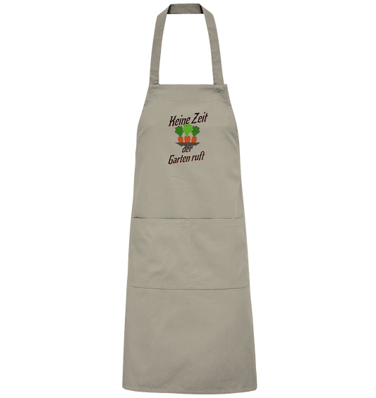 Keine Zeit der Garten ruft -Karotten - Organic Grillschürze - Online Kaufhaus München