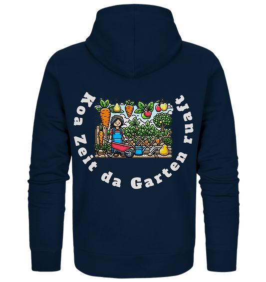 Koa Zeit da Garten ruaft -bayrisch - Design Munich Palms - Organic Zipper - Online Kaufhaus München