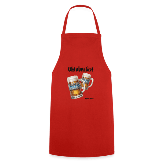 Kochschürze mit Schrift Oktoberfest 2 Maßkrüge von Munich Palms - Online Kaufhaus München