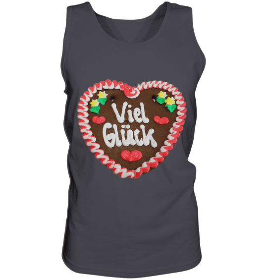 Lebkuchenherz Viel Glück - Tank-Top - Online Kaufhaus München