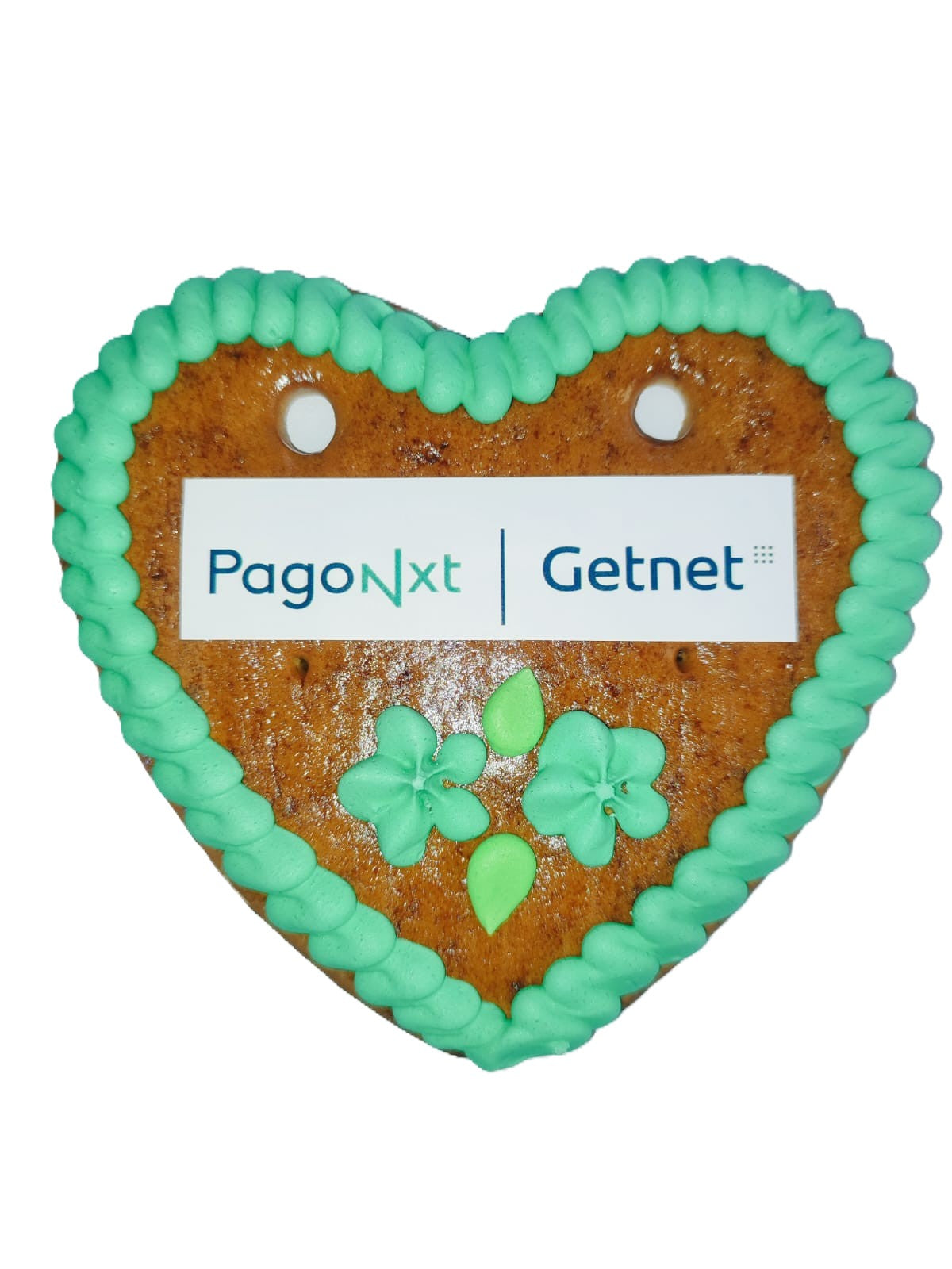 Lebkuchenherzen 13 cm mit Logo | Lebkuchenherzen-Fabrik - Lebkuchenherzen-Fabrik