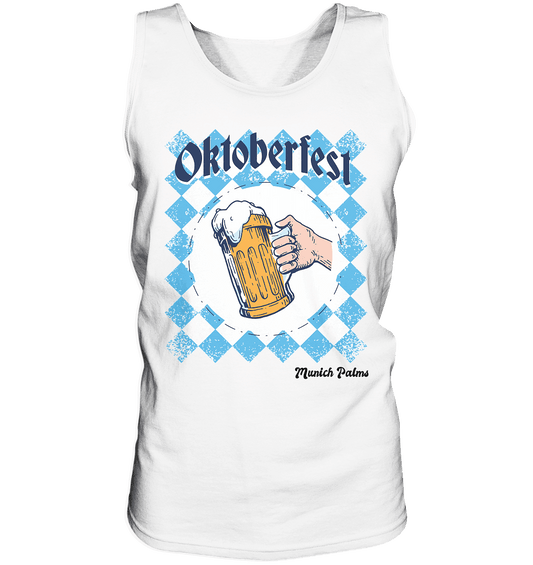 Oktoberfest Maßkrug in bayrischer Raute Design by Munich Palms - Tank-Top - Online Kaufhaus München