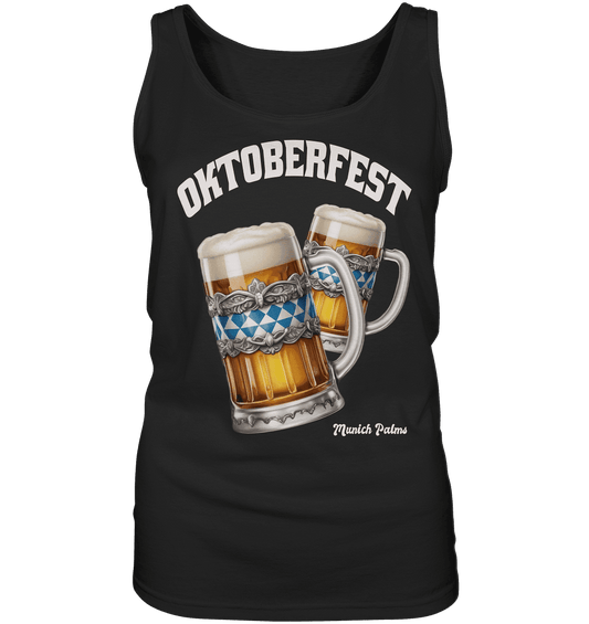Oktoberfest Maßkrüge mit bayrisches Design by Munich Palms - Ladies Tank-Top - Online Kaufhaus München
