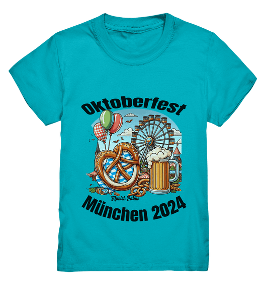 Oktoberfest München 2024 lizensiert , Design Munich Palms - Kids Premium Shirt - Online Kaufhaus München
