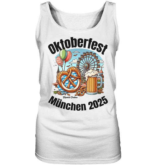 Oktoberfest München 2025 Damen Tank-Top mit Palmen-Design, bequemes Trachten-Mode-Top für Frauen von Online Kaufhaus München