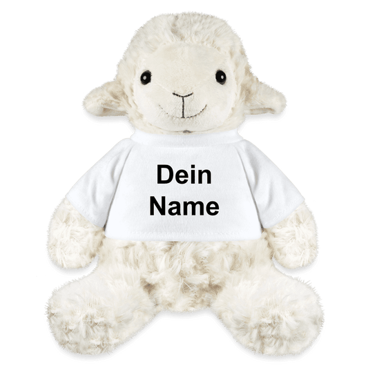 Plüschschaf mit Deinem Wunschtext - Namen - Online Kaufhaus München
