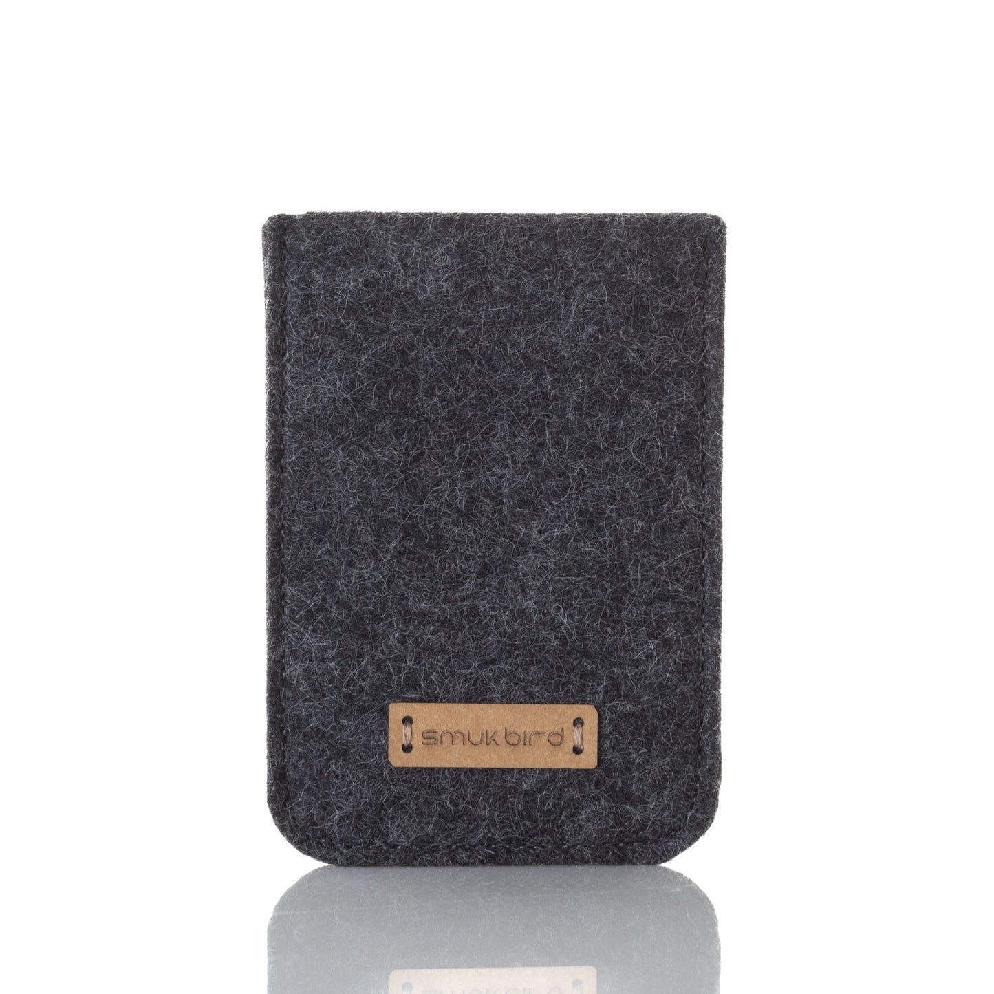 EC Karten Etui aus Filz | anthrazit
