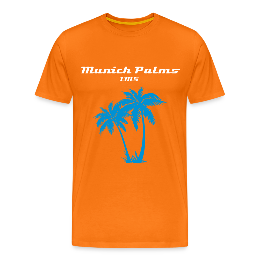 Männer Premium T-Shirt Munich Palms Design - Orange