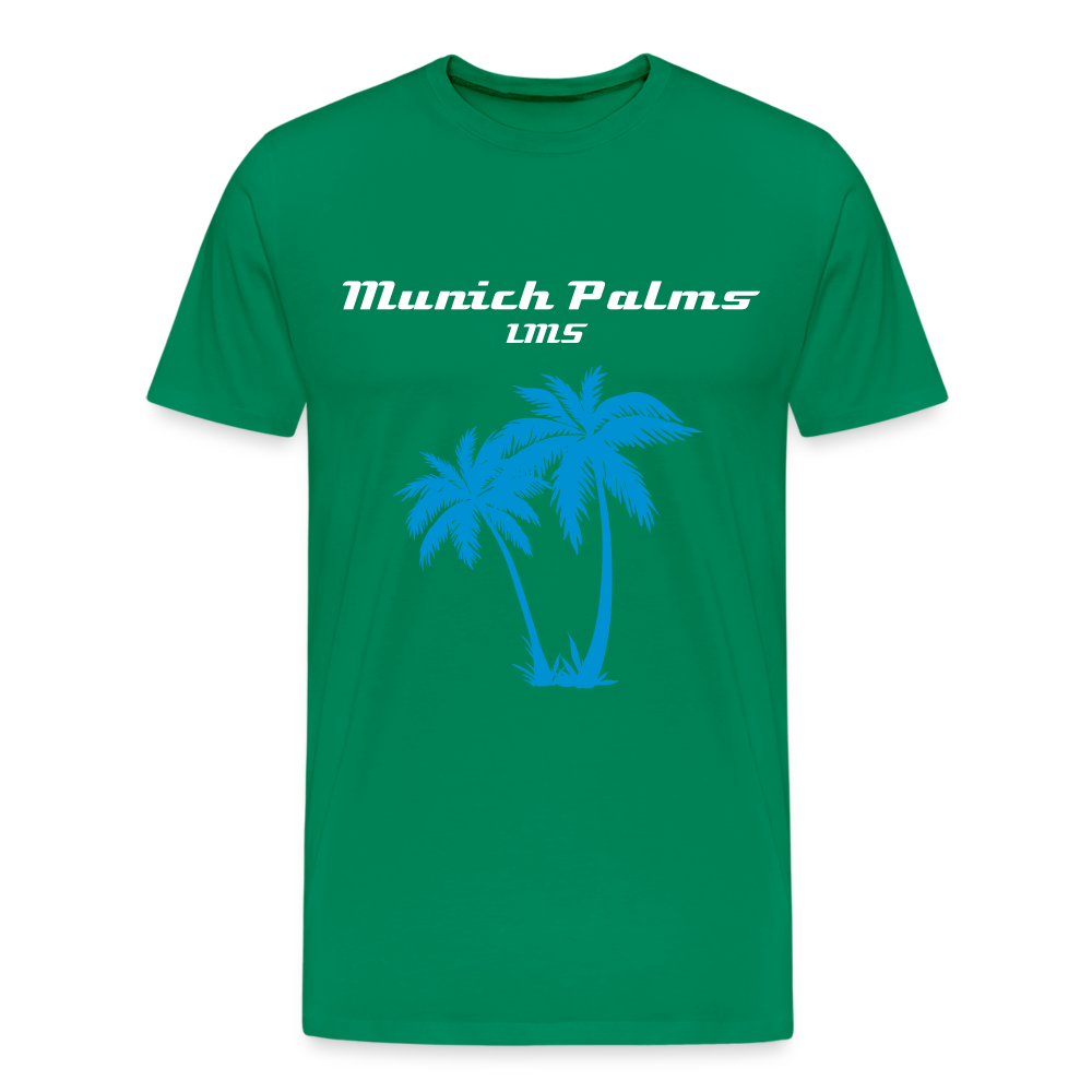 Männer Premium T-Shirt Munich Palms Design - Kelly Green