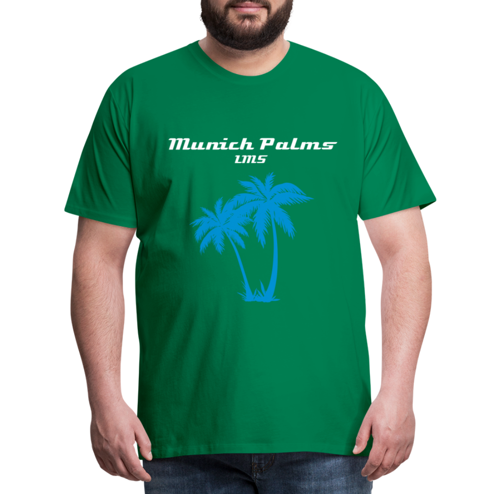 Männer Premium T-Shirt Munich Palms Design - Kelly Green