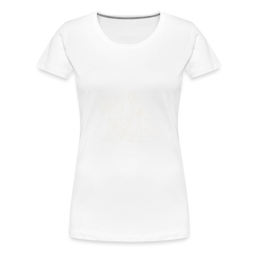 Damen - Frauen Premium T-Shirt Team Braut - Weiß