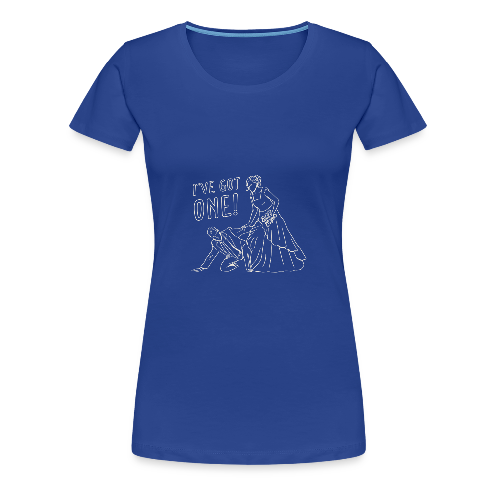 Damen - Frauen Premium T-Shirt Team Braut - Königsblau