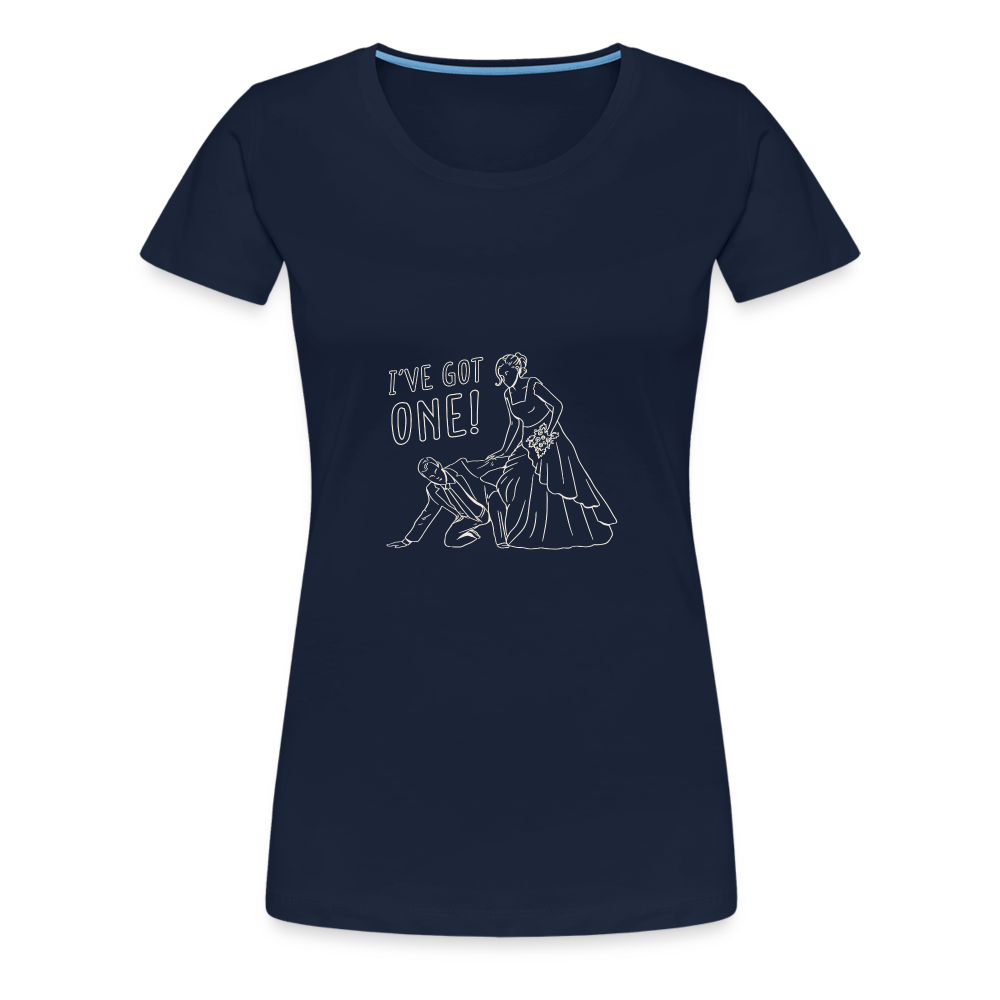 Damen - Frauen Premium T-Shirt Team Braut - Navy