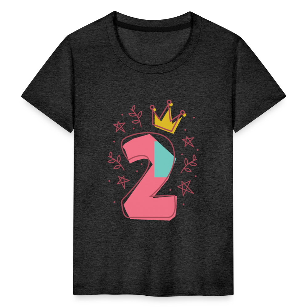 Kinder Premium T-Shirt  2.Geburtstag - Anthrazit