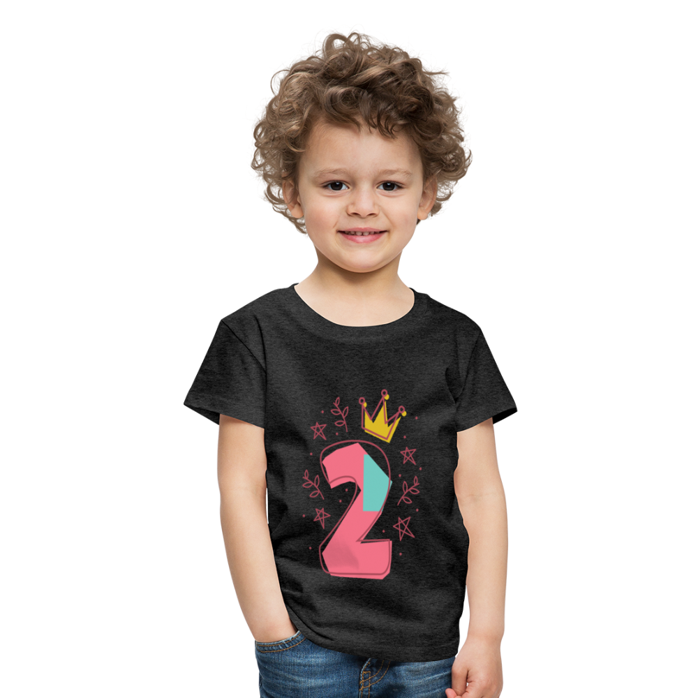 Kinder Premium T-Shirt  2.Geburtstag - Anthrazit