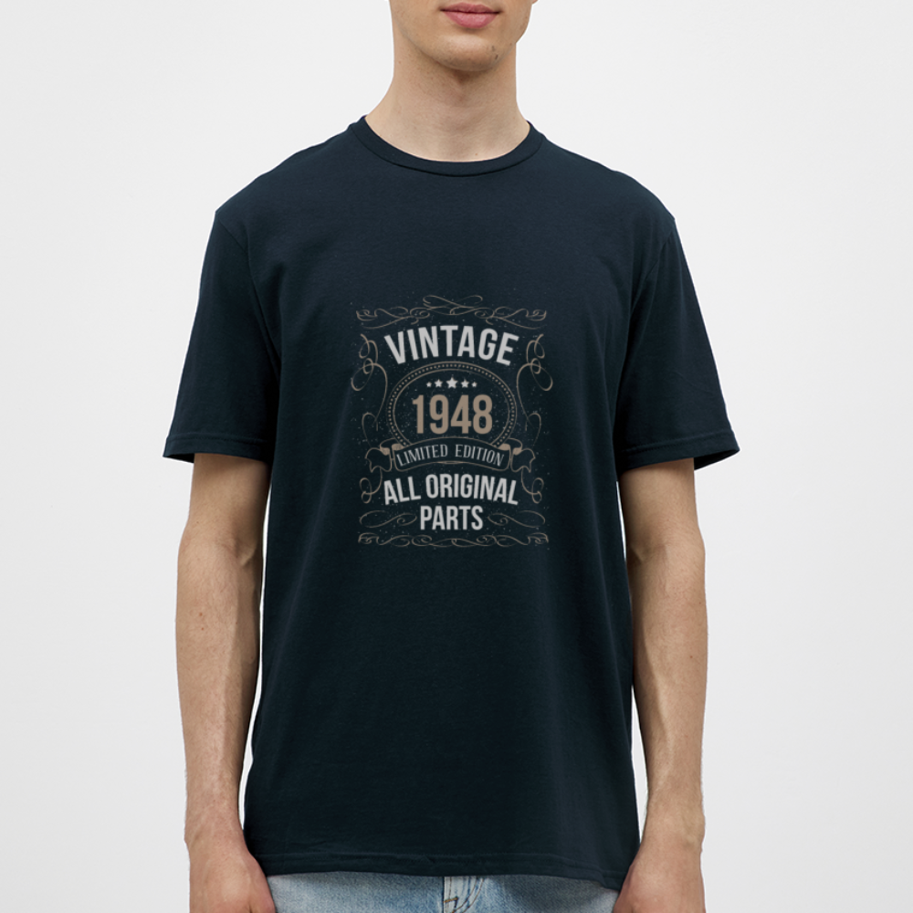 Herren - Männer T-Shirt Vintage 1948 Limited Edition - Navy