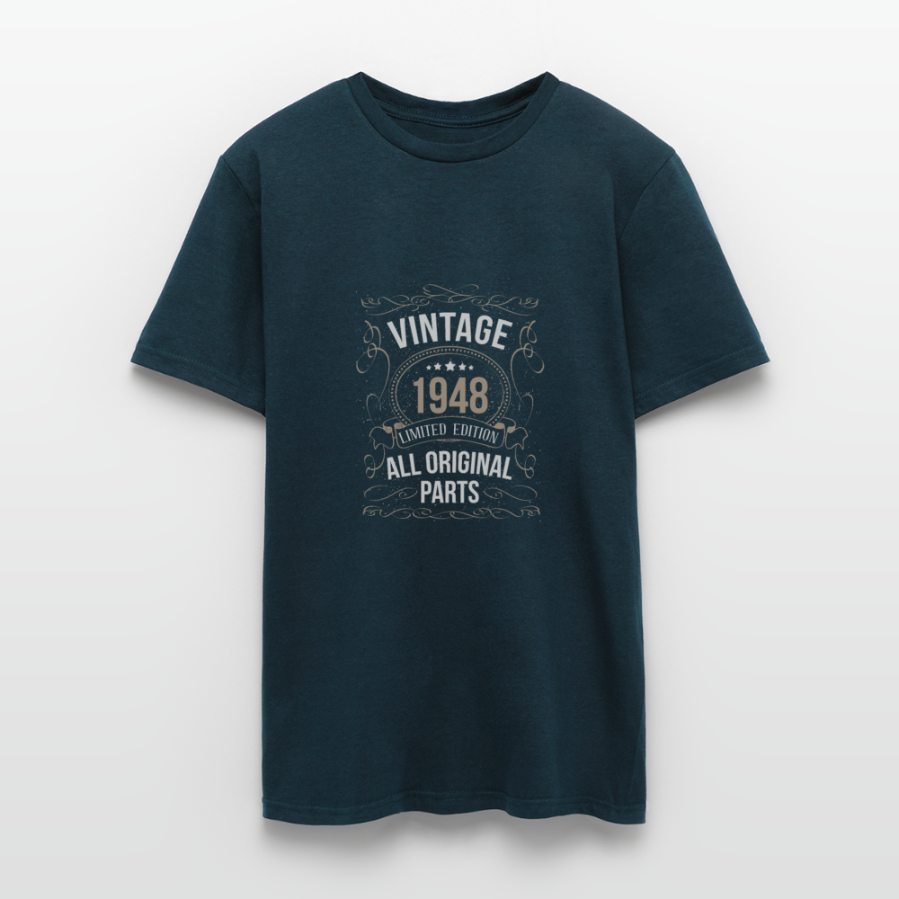 Herren - Männer T-Shirt Vintage 1948 Limited Edition - Navy