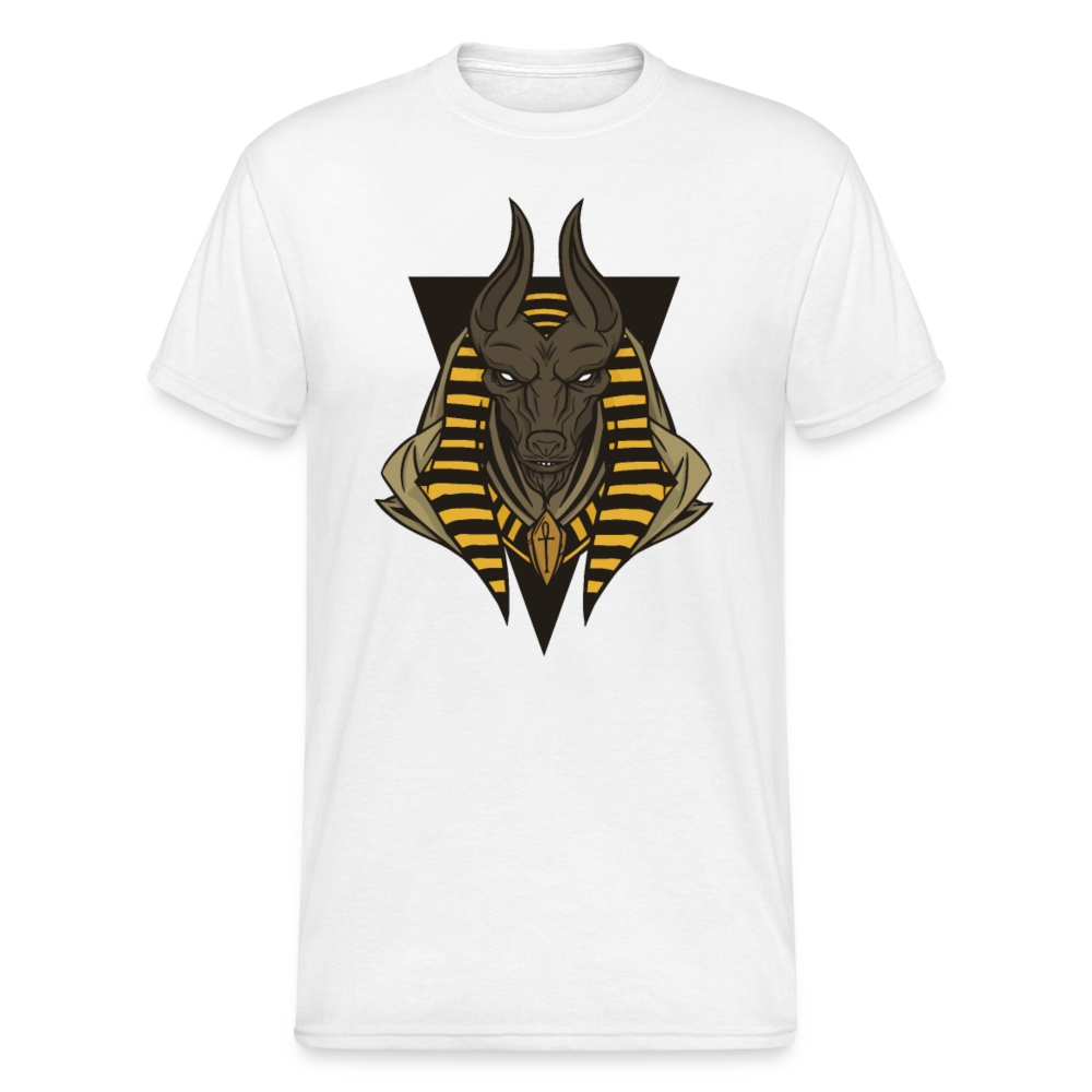 Herren - Männer Gildan Heavy T-Shirt Anubis - Weiß