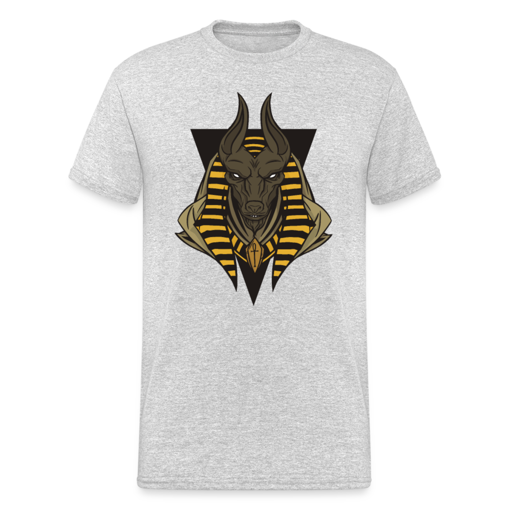 Herren - Männer Gildan Heavy T-Shirt Anubis - Grau meliert