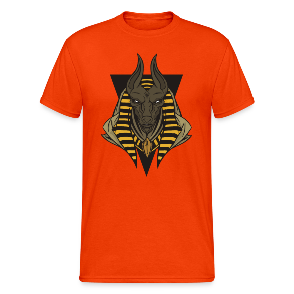 Herren - Männer Gildan Heavy T-Shirt Anubis - kräftig Orange