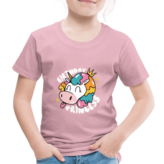 Kinder Premium T- Shirt Geburtstag Prinzessin -Einhorn - Online Kaufhaus München