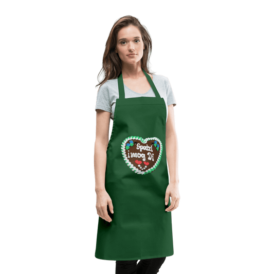 Bayerische Herzlichkeit in der Küche: Kochschürze "Spatzl, i mog di" - Online Kaufhaus München