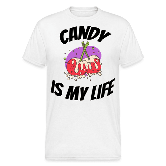Herren - Männer Gildan Heavy T-Shirt Candy is my life - Online Kaufhaus München