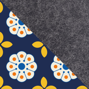 Handytasche für iPhone 13 Pro | mit Magnetverschluss und extra Fach | anthrazit - Bloom | Modell HAKA