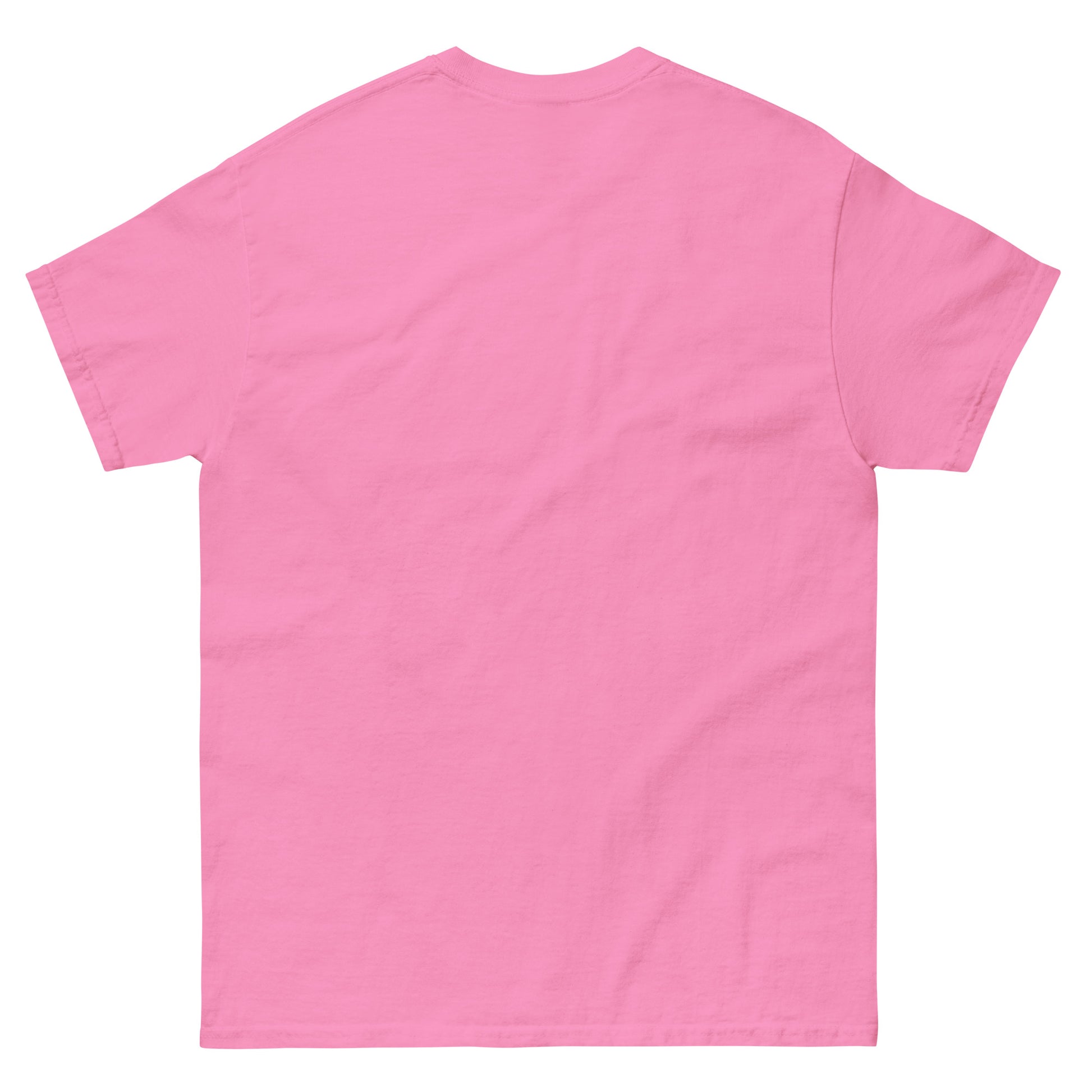 Unisex T-Shirt "I love Thailand" in Azalea, klassische Passform, sichtbare Rückseite, von Online Kaufhaus München.