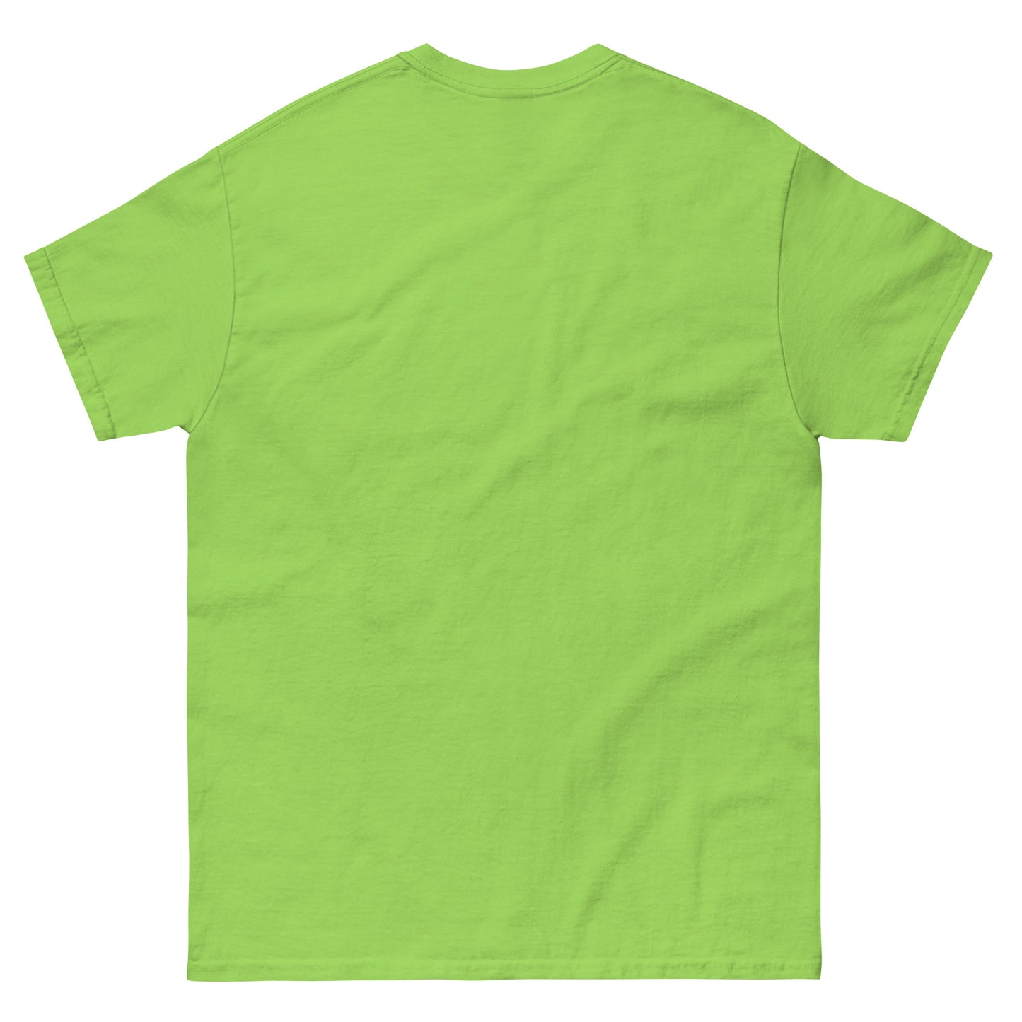 Unisex klassisches T-Shirt in Limegrün mit "I love Thailand" Aufdruck, hinten sichtbar, aus bequemem Baumwollstoff.