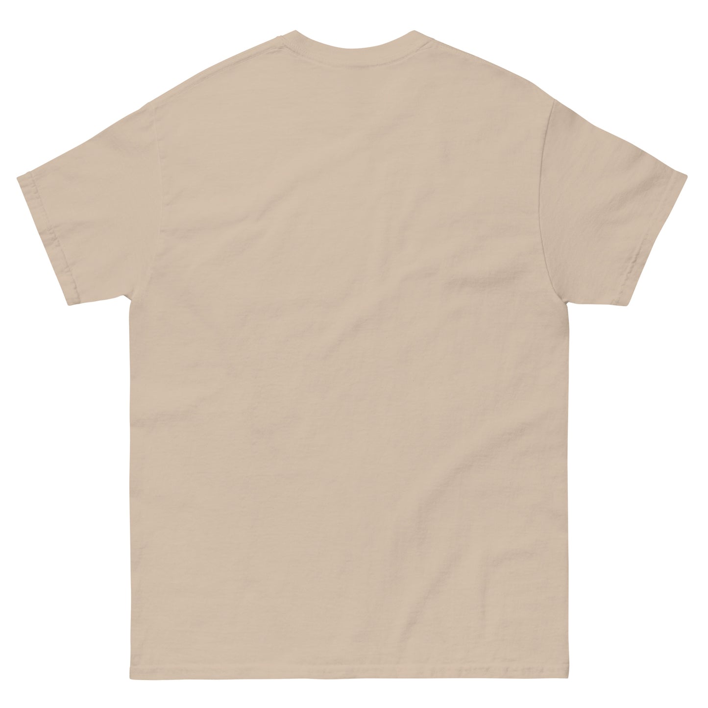 Unisex T-Shirt mit "I love Thailand" Aufdruck, klassisch, bequeme Sandfarbe, Rückseite sichtbar, von Online Kaufhaus München