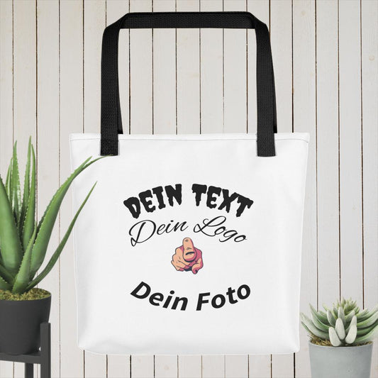 Fabric bag with desired text, logo or photo
