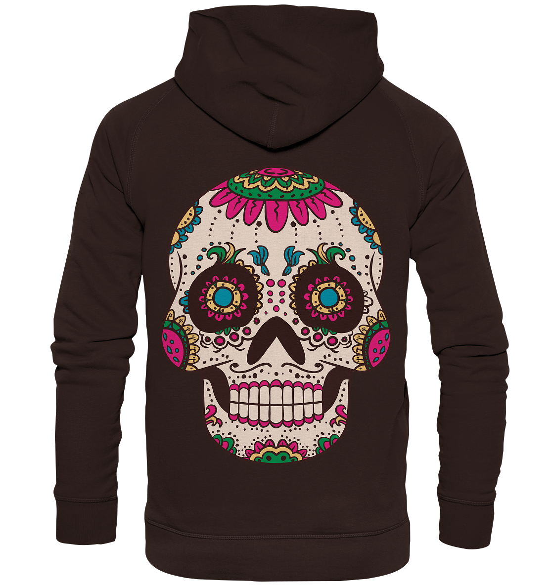 Skull Mouthcover Totenschädel Totenkopf  - Basic Unisex Hoodie