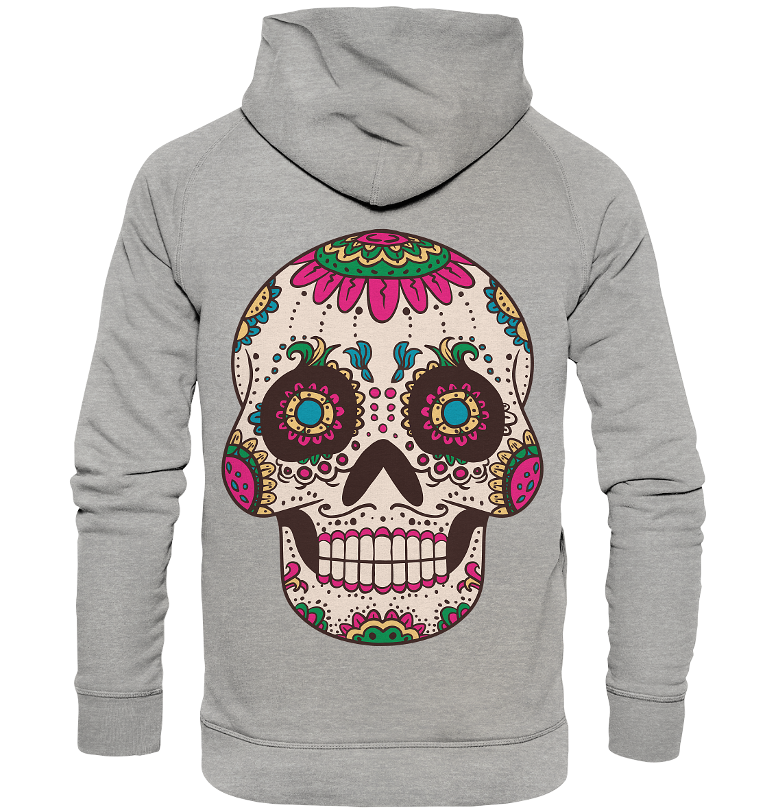 Skull Mouthcover Totenschädel Totenkopf  - Basic Unisex Hoodie