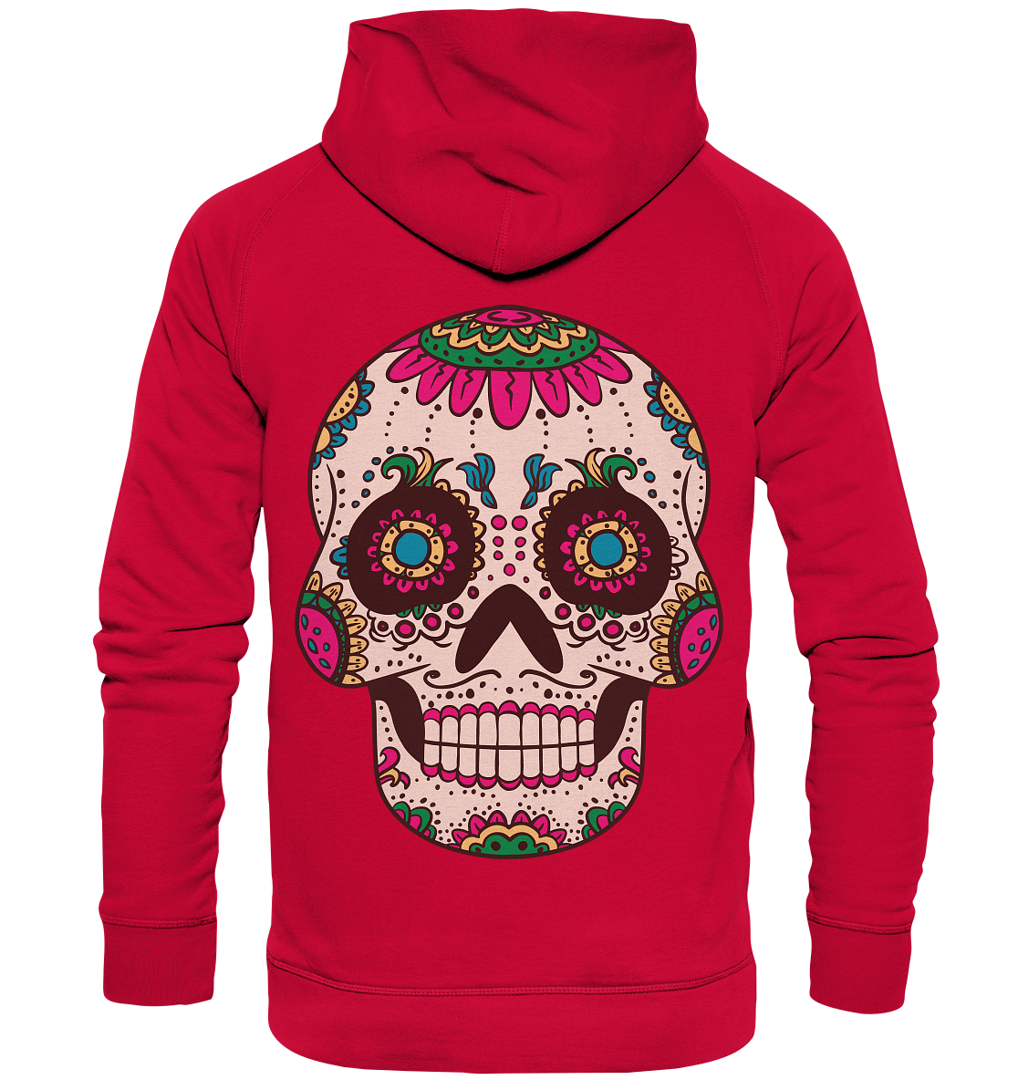 Skull Mouthcover Totenschädel Totenkopf  - Basic Unisex Hoodie